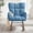 Blue Rocking Chair, variant on Teddy Fabric Rocking Chair,Metal Frame,Modern Comfy Accent Chair with Ergonomic Principles for Living Room,Bedroom,Offices,Ivory