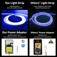 thumbnail image 3 of WANGQ LED Strip White 16.4ft/5m Neon Strip 12V Silicone Waterproof Flexible LED Neon Rope Light (Power Adapter Not Included), 3 of 7