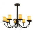 thumbnail image 2 of Meyda Tiffany 168314 Atria 8 Light 40" Wide Chandelier - Bronze, 2 of 7