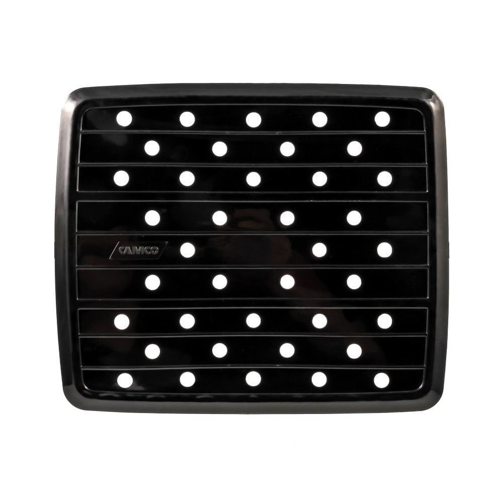 Camco 43721 Sink Mat Black Cushions and Protects Glassware and Dishes in RV and Marine Sinks