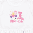 thumbnail image 4 of Inktastic 3rd Birthday Unicorn Girls Toddler Dress, 4 of 5