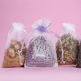 thumbnail image 3 of 20 Pcs Empty Lavender Sachets Drawstring Mesh Bags Small Gauze Bags Organza Pouches Clear Party Favor Present Pouches For Travel, 3 of 4