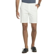 IZOD Men's Saltwater Comfort Flat Front 9.5" Chino Short