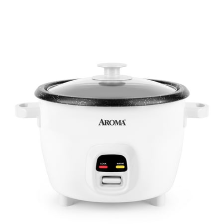 Aroma® 20-Cup Rice & Grain Cooker, 8X Bonded Granite Coating, White, New