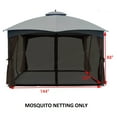 thumbnail image 4 of ​APEX GARDEN Replacement Mosquito Netting for 10' x 12' Gazebo, 4 of 5