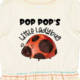 thumbnail image 4 of Inktastic Pop Pop's Little Ladybug Girls Toddler Dress, 4 of 5