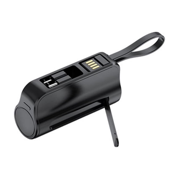 Mini 5000mAh Capsules Power Banks with Builts In Stand and USB Cable 10W Power Banks for On The Go Convenience