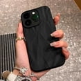 thumbnail image 3 of Funda de silicona suave para iPhone, carcasa de TPU a prueba de golpes, de lujo, mate, antiarrugas, Simple, para iPhone 15, 14, 13, 12, 11 Pro, X, XR, XS Max, 7, 8 Plus, SE, 3 of 5