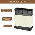 thumbnail image 3 of Kitchen Utensil Holder, Stainless Steel Square Cooking Holders for Fork, Beige, 3 of 6