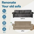 thumbnail image 4 of Sanmadrola Sofa Cover Slipcover Couch Cover Set for 3 Seat Sofa Super Stretch Universal Slip Cover Furniture Protector 4 Pieces, 4 of 7