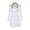 A, variant on G'irl's Pop Idol Cosplay Costume, Anime Pop Star Stage Performance Outfit, White Gold Fringe Jacket Top and Skirt Set with Tassel for Halloween Fancy Dress