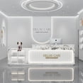 thumbnail image 1 of Modern Podium Reception Desks Office Luxury Commercial Display Shelf Front Conference Reception Desks White Comptoir Furniture My Lux Decor Round, 1 of 7