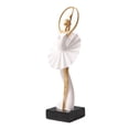 thumbnail image 2 of Estatuilla de Bailarina de Resina BLESIY Escultura de Ballet Decoración de Gabinete Estilo C, 2 of 8