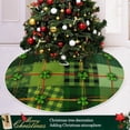 thumbnail image 6 of Coolnut Lucky Clover Christmas Tree Skirt 36", St. Patrick's Day Tree Skirt Double Layers Polyester Easter Tree Skirt for St. Patrick's Day Holiday Party Decoration, 6 of 6