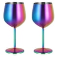 thumbnail image 1 of 2 Copas Vino Tinto Champagne Champaña Acero Inox Elegantes 550ml Para Bar Tornasol, 1 of 4