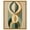 Gold Frame, variant on Shield of color Canvas Modern Midcentury by Art Remedy, Silver Frame, 20" x 24"