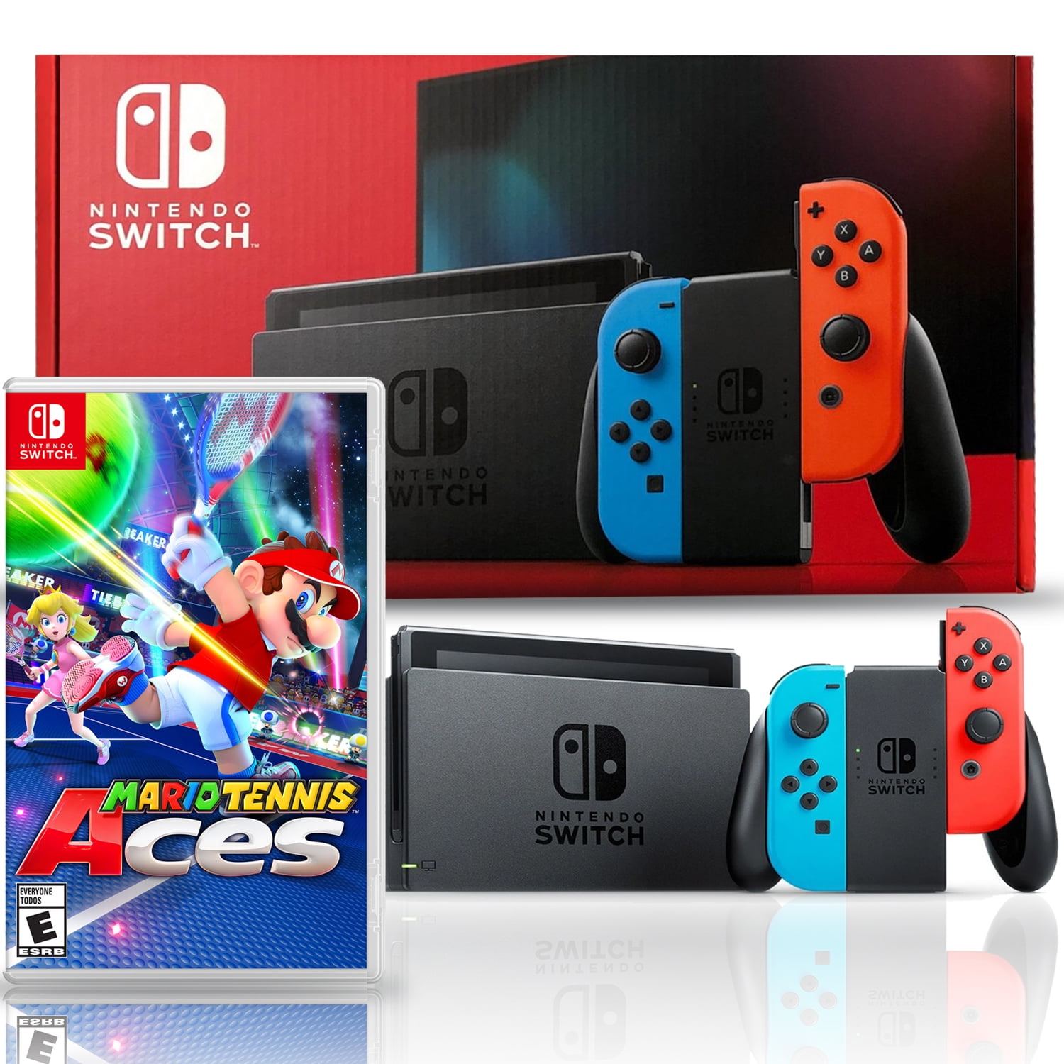 nintendo switch mario tennis aces bundle