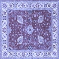 thumbnail image 1 of Ahgly Company Indoor Square Oriental Blue Traditional Area Rugs, 6' Square, 1 of 4