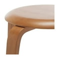 thumbnail image 2 of Safavieh Luella Stackable Stool Furn Accent Stools, Walnut, 1' X 1', Square, 2 of 3