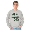 thumbnail image 5 of Kale Before Ale Beer Drinking Healthy Sweatshirt for Men or Women Brisco Brands X, 5 of 5