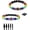 Volcanic +Obsidian, variant on 7 Chakras Bracelet For Women Men, 2pcs Lava Rock Beaded Handmade Teens Girls Boys Jewelry