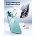 thumbnail image 3 of Funda de teléfono ESR para iPhone 16 con control de cámara MagSafe Clear, 3 of 9