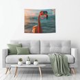 thumbnail image 5 of Kdxio Swimming Goggled Flamingo Wall Hanging Tapestries Banner For Bedroom College Dorm Home Living Room Party Decor 29X37 In, 5 of 8
