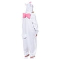 thumbnail image 5 of Disney Aristocats Marie Union Suit Adult Kigurumi Hooded One-Piece Pajama Loungewear, 5 of 5