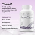 thumbnail image 3 of Theralogix Thera-D 4000 Vitamin D Supplement - 4,000 IU (100 mcg) Vitamin D3 - 90-Day Supply - Immune Support Supplement for Women & Men - Aids Bone & Heart Health - NSF Certified - 90 Tablets, 3 of 7