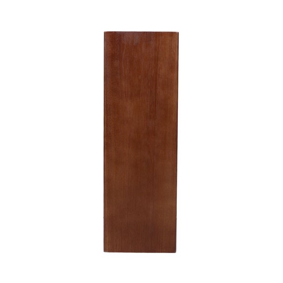 Worgeous Decorative Wooden Umbrella Holder Square Walking Cane Stand Basket Rustic Entryway Organizer Floor-Standing Umbrella Rack for Home Office