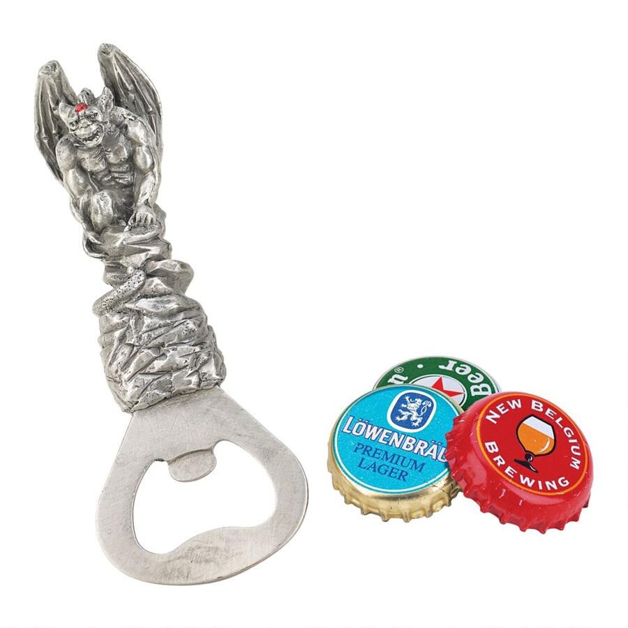 Design Toscano Gulp the Gargoyle Pewter Gothic Bottle Opener