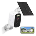 thumbnail image 1 of Solar Cámara Seguridad Wifi APP Tirs Home O Icsee Hd 2.5k Con Batería Recargable Color Blanco Nanwei E026NWH01, 1 of 8