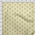 thumbnail image 3 of oneOone Polyester Lycra Fabric Leaves & Floral Block Print Fabric By The Yard 56 Inch Wide, 3 of 5