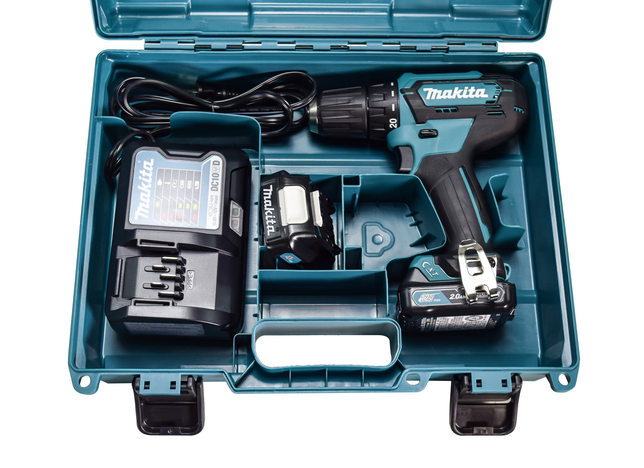 Makita 12V max CXT Lithium Ion Battery Cordless 3 8 Driver Drill Kit Walmart