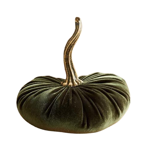 TIELUTT 1 Pc Handmade Velvet Pumpkins Stuffed Pumpkin with Exquisite Christmas Ornament Keepsake Ornament Packs Postal Ornament Q Christmas Ornament Christmas Decorations Set