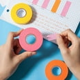 6 Rolls Colored Painters Tape Labelling or Coding Rolls for Home Decoration, Office Supplies