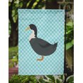 thumbnail image 3 of Blue Swedish Duck Blue Check Flag Garden Size BB8036GF, 3 of 3