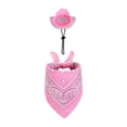thumbnail image 1 of Traje de ganso Ropa de ganso Regalo de inauguración de la casa Adorno decorativo para fiesta de cumpleaños Bufanda rosa de sombrero de corona, 1 of 9