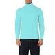 thumbnail image 1 of SUÉTER CHIC para hombres, suéter de cuello de tortuga, de manga larga, ajustado y elástico, color menta 34, 1 of 7