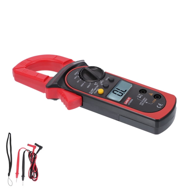 Pinza Amperimétrica Ut200A Ac 200A Ac/Dc 600V 1999 Recuentos Lcd Retroiluminación Amp Probador De Voltaje Pinza Digital Multímetro Para Resistencia De Voltaje Actual Guardurnaity TO005619-01
