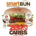 Keto Hamburger Buns, Low Carb Bread, ZERO Net Carbs, Gluten , 4 Total