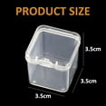 thumbnail image 2 of Transparent plastic box with lid for storage, 35*35*35mm, 8 pieces, 2 of 5