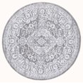 thumbnail image 2 of Safavieh Princeton Weldon Medallion Area Rug, Gray/Beige, 5' x 5' Round, 2 of 8