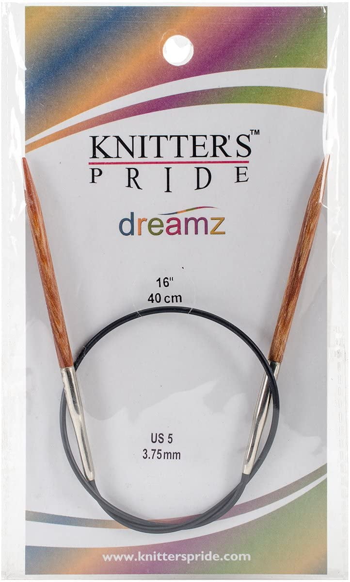 Knitter's Pride 5/3.75mm Dreamz Fixed Circular Needles, Size 16'