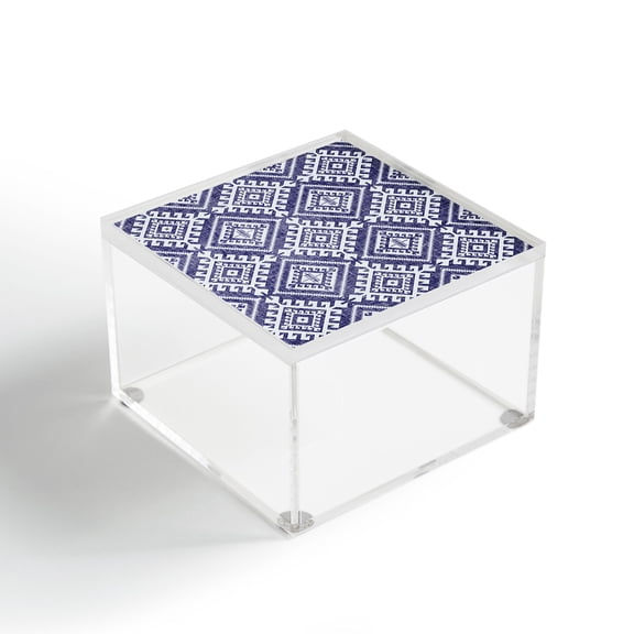 Society6 Holli Zollinger Shakami Denim Acrylic Box