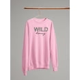 thumbnail image 3 of Wild Honey Leopard Pattern Sweatshirt Women -Image by Shutterstock, Female x-Large, 3 of 4