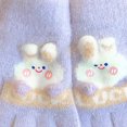 thumbnail image 5 of Kids Flip Top Gloves Convertible Mittens Half Finger Gloves Winter Warm Gloves for Boys Girls Outdoor Activities, 5 of 5