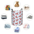 thumbnail image 7 of Cauagu Cartoon Lobsters 1 for Laundry Basket,Collapsible Organizer Basket for Storage Bin Toy Bins Gift Baskets Bedroom Clothes Children Nursery Hamper -Small, 7 of 7