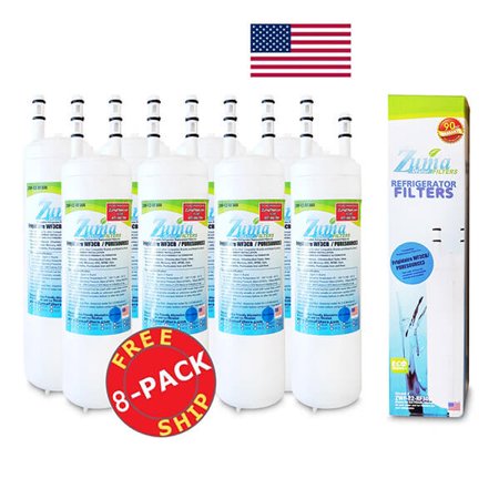 

Zuma Filters™ Brand Water and Ice Filters compatible with Frigidaire® 46-9999 (8 Pack) ZWFE2-RF300
