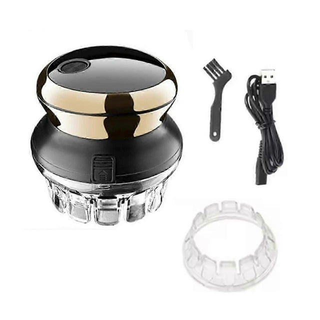 Professional Hair Clippers for Men Automatic Circular Hair Trimmer Cordless Self-Haircut Kit with LE